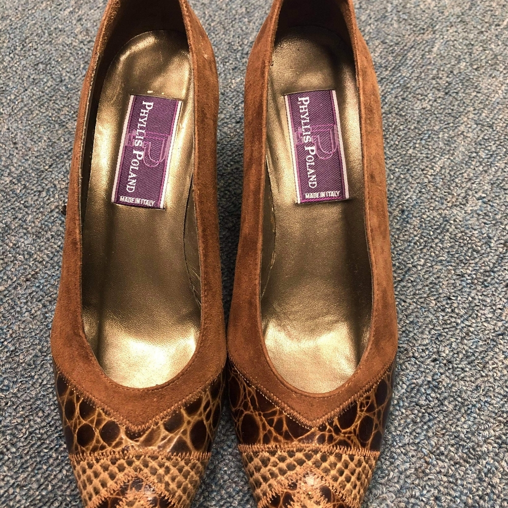 Vintage Broen Suede Midheel